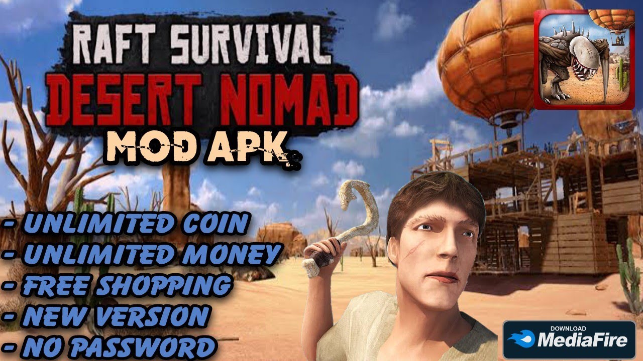 Raft survival desert nomad