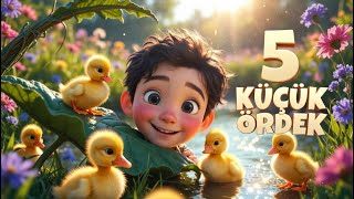 5 Küçük Ördek Eğitici Çocuk Şarkısı Sayılarla Öğrenme