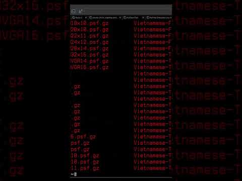Your Linux Console is Lying to You ! How to change font size and type in Ubuntu Text Consoles -p-