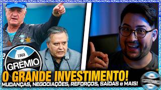 🚨 DE SAÍDA DO GRÊMIO! ALÍVIO MILIONÁRIO NA FOLHA! E NOVO INVESTIMENTO PESADO NO GRÊMIO!