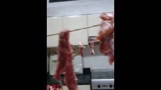 كيف تسوي قفر بالبيت how to make home old meat jerky