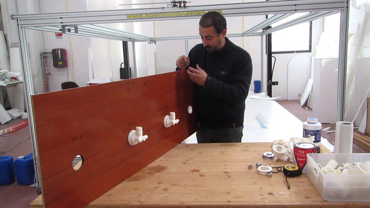 Vasca idromassaggio in kit prima parte youtube Come costruire una vasca idromassaggio