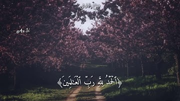 سورة الفاتحة بصوت القارئ: هزاع البلوشي || أجمل حالات واتس اب دينيه