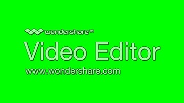 Wondershare Video Editor 5.1.3 watermark green screen