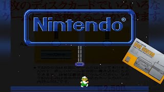 1 HOUR 25 MINUTES of Nintendo Family Computer Disk System '' Please Set Disk Card '' SCREENSAVER