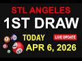 STL ANGELES 1ST DRAW APR 6 2026 Results LIVE UPDATE 