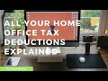 Home office deductions explained.