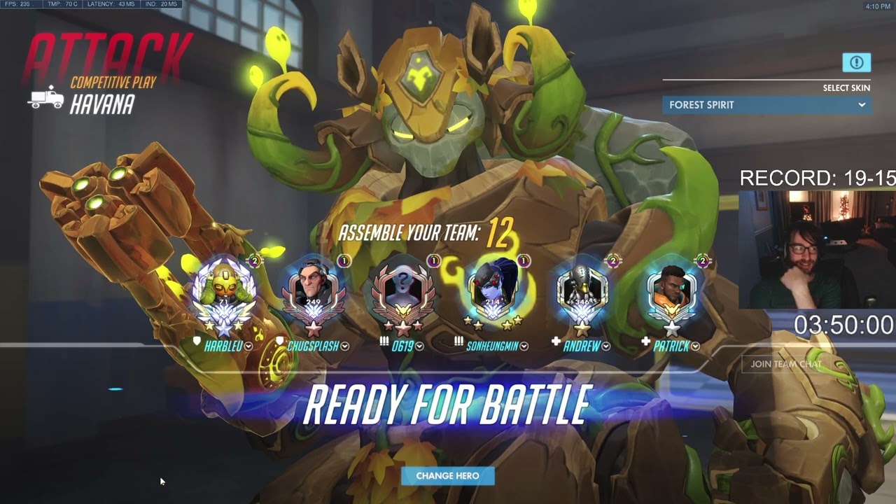 # 71 RANK! HARBLEU ORISA + HAMMOND GAMEPLAY OVERWATCH SEASON 35 TOP 500