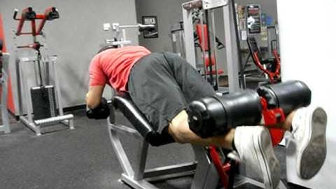 Lying Leg Curl - Toes In Dorsi 1 1/4 rep