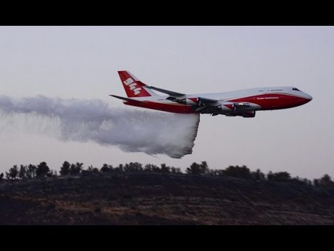 İSRAİL'deki yangına SÜPERTANKER ile müdahale edilmeye başlandı!.ama nafile…