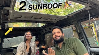 FINALLY ! SCORPIO में 2 SUNROOF लग गयी - SCORPIO PRO MAX 🔥