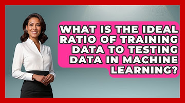 What Is the Ideal Ratio of Training Data to Testing Data in Machine Learning?