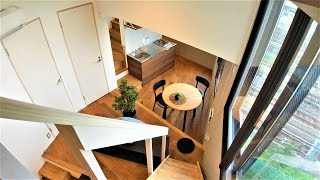 駒込テラス 1DK+loft 37.88㎡ モデルルーム デザイナーズマンション ロフト 秘密基地 ルーフバルコニー komagome terrace