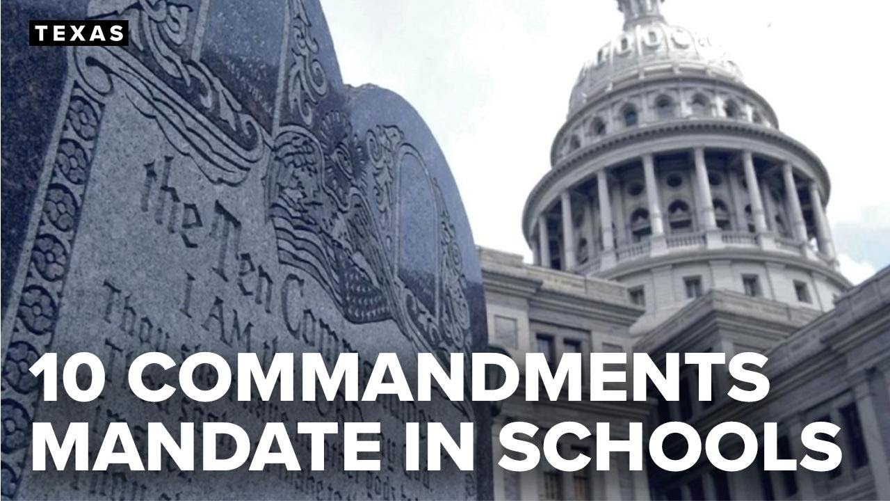 Texas House advances bill to mandate Ten Commandments in public school classrooms