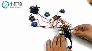 6DOF servo control kit arduino potentiometer knob