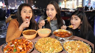 Chow Mein, Chilli Potato, Fried Rice, Manchurian with Soup Challenge | Street Food | Food Challenge