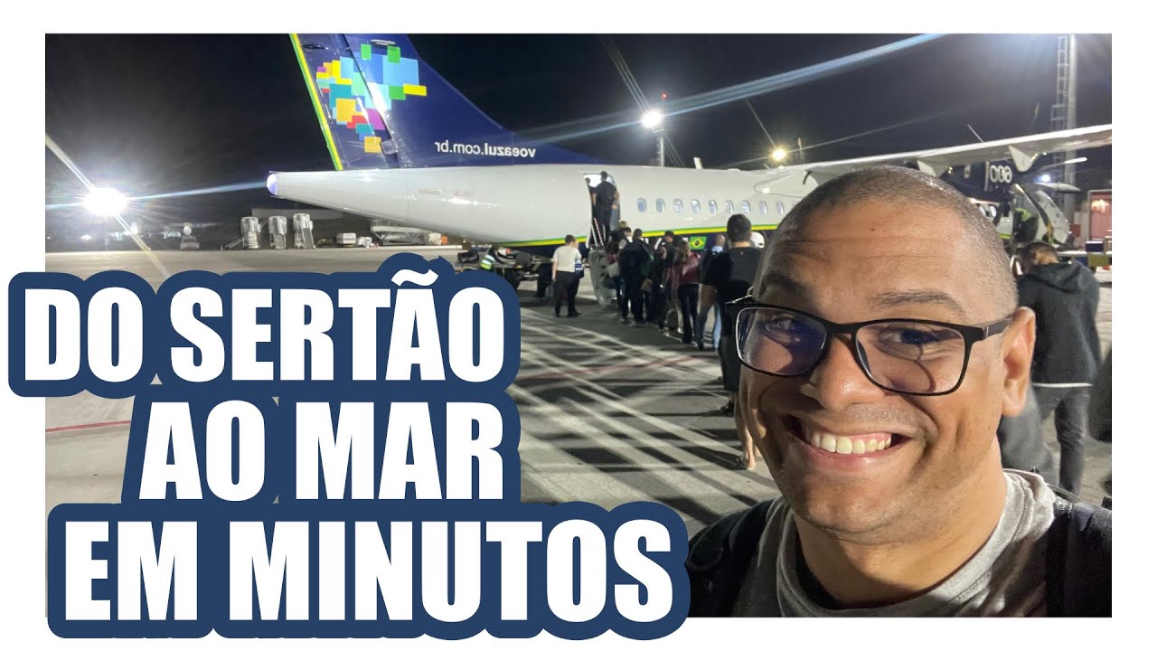 DE CAMPINA GRANDE A RECIFE EM 30 MINUTOS! Como é voar no ATR da Azul à noite. | EP #137