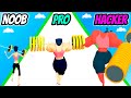 Weight Runner 3D - NOOB vs PRO vs HACKER