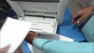 How To Copy Nicid Card On A6 Paper In Ricoh Sp3500Sf Printer Nic Copy