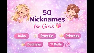 50 Nicknames for Girls 💖 Which One Fits You? 💕 screenshot 1