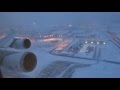 KLM 747-400 - O'hare to Amsterdam Takeoff After Snow Storm