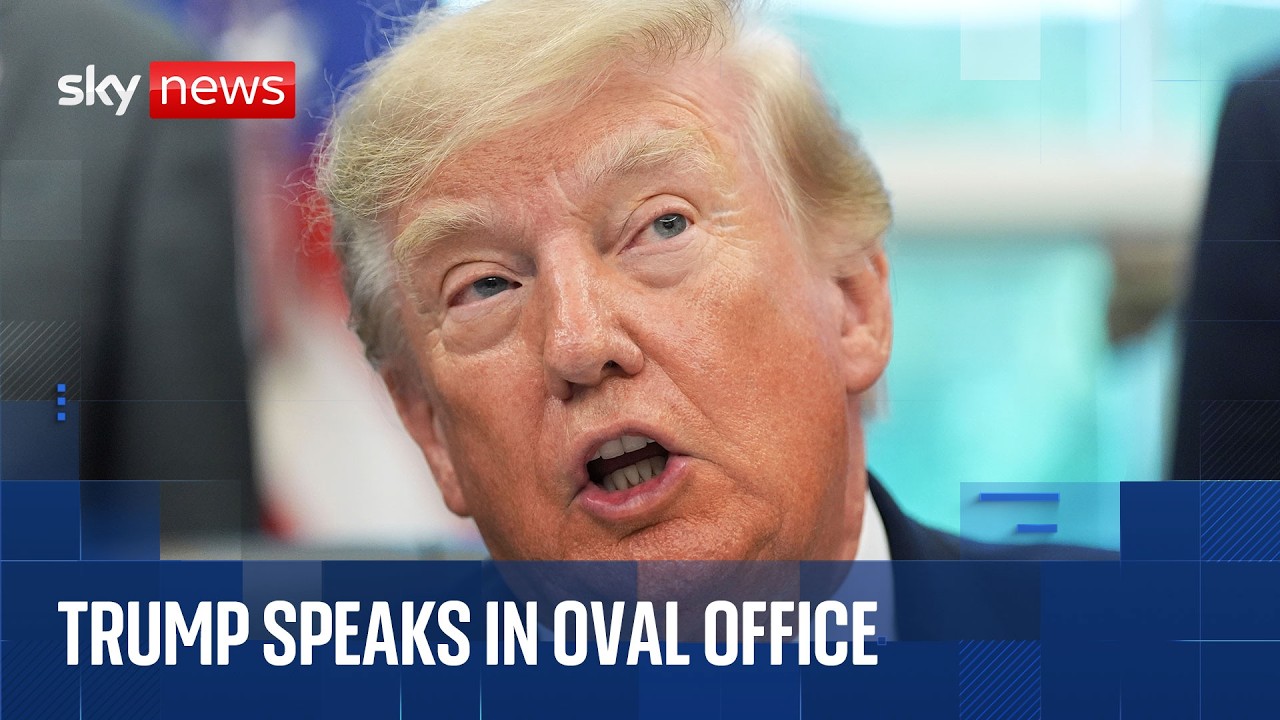 Trump delivers announcement on AI