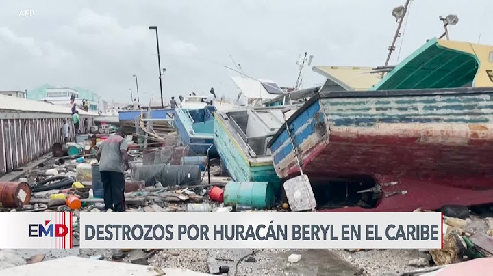 Huracán Beryl amenaza a Jamaica