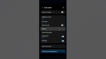 How To Enable Lock Screen Widgets in Samsung One UI