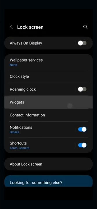 How To Enable Lock Screen Widgets in Samsung One UI
