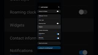 How To Enable Lock Screen Widgets in Samsung One UI screenshot 1