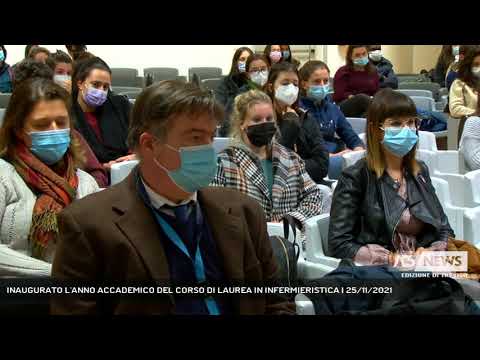 INAUGURATO L'ANNO ACCADEMICO DEL CORSO DI LAUREA IN INFERMIERISTICA | 25/11/2021