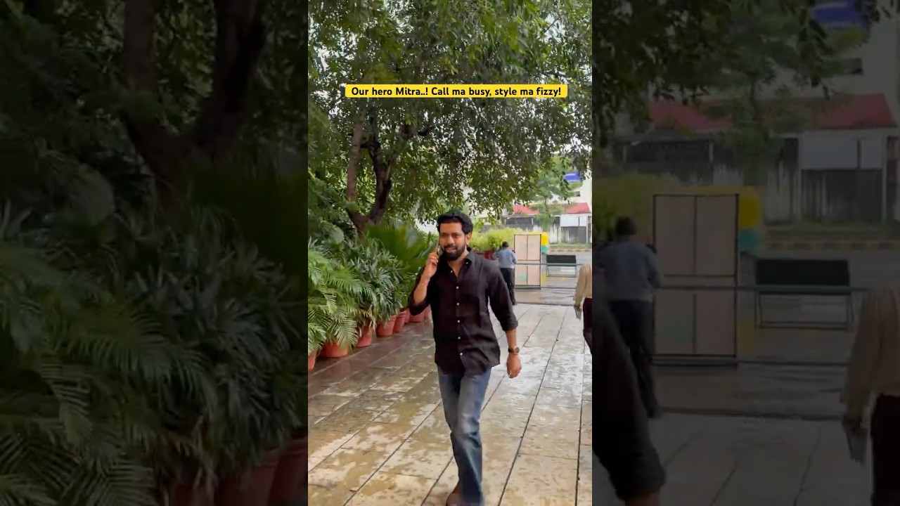 Mitra Gadhvi at press venue for their new film announcement!