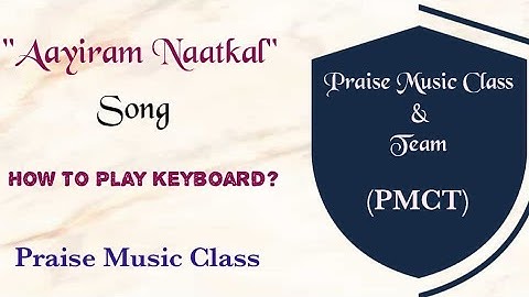 Aayiram Naatkal - ஆயிரம் நாட்கள் | Tamil Christian Song Keyboard Cover | Pas.Benny Joshua