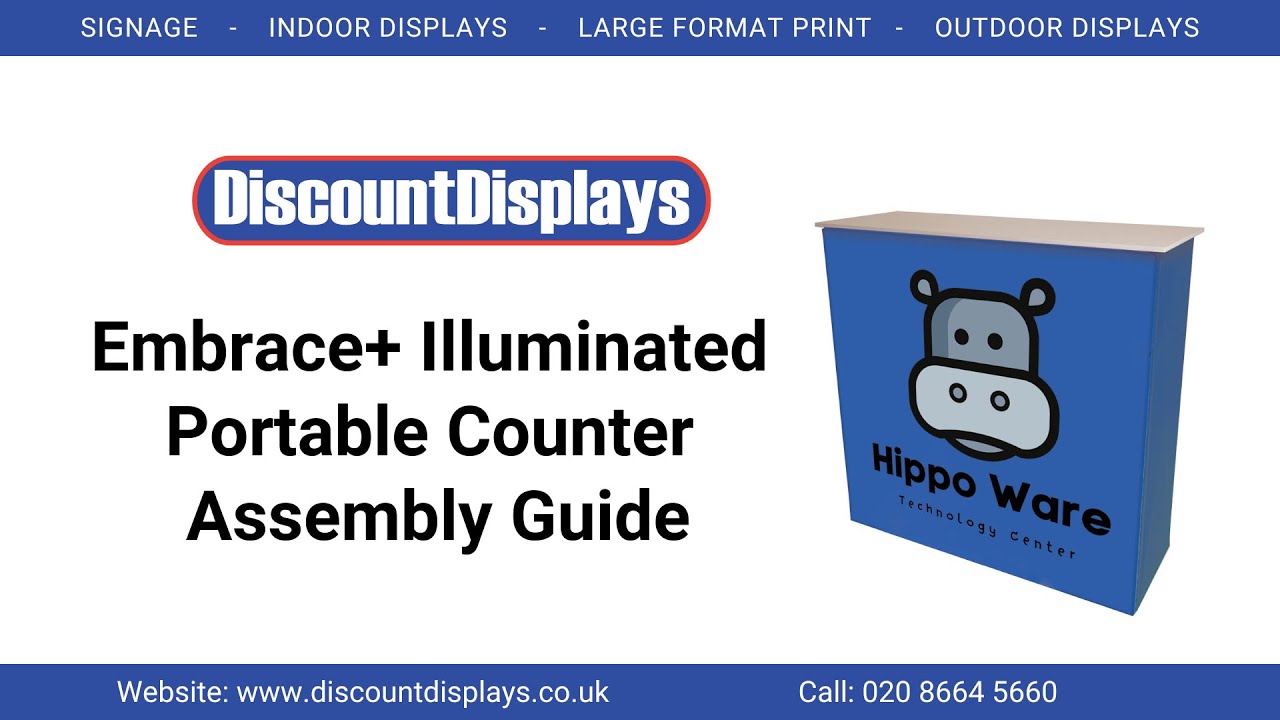 Assembly Guide - Embrace+ Illuminated Portable Counter | Discount ...