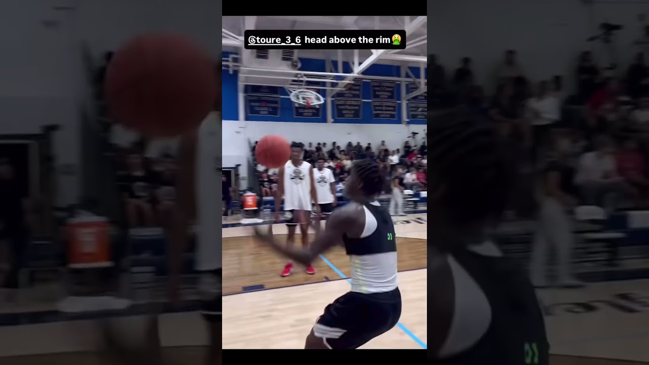 Abdou Toure Goes ABOVE The Rim 