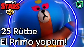 25 Rütbe El Pri̇mo Yaptim 😎 - Brawl Stars