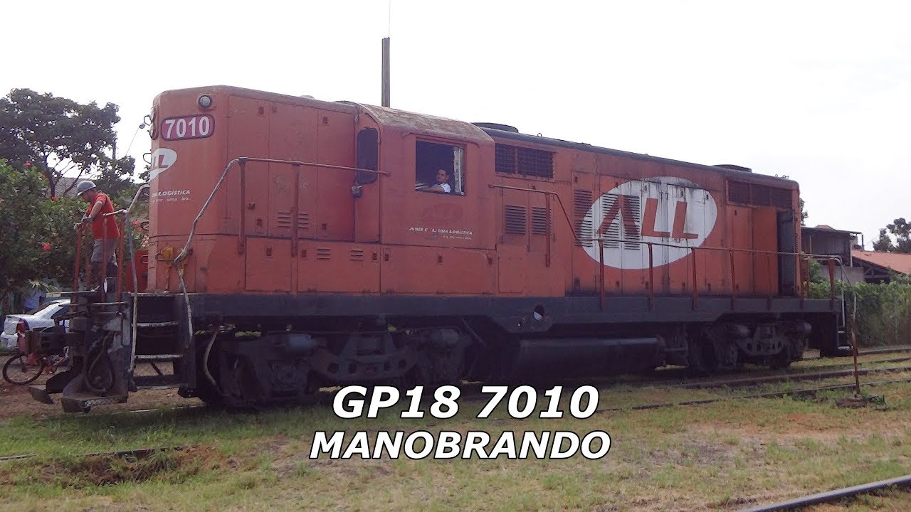 EMD GP18 7010 ALL - YouTube
