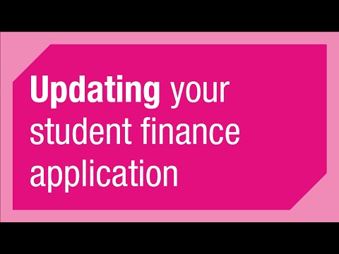 Updating your student finance application - 2021 to 2022