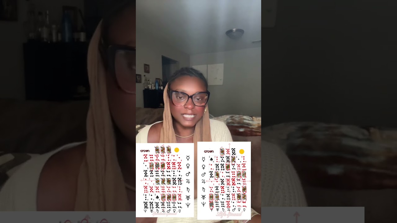 Fortune telling with playing cards ♥️