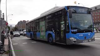 Buses in Madrid, Spain 2022