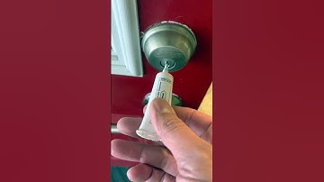 Unlock Smoothly: Applying Graphite Powder to Door Locks. #shorts