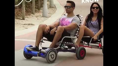 Transform your hoverboard into a go-kart