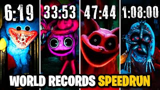 Poppy Playtime Chapter 1,2,3,4 World Record Speedrun No Glitches