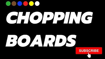 The official Colour Coded Chopping Board System