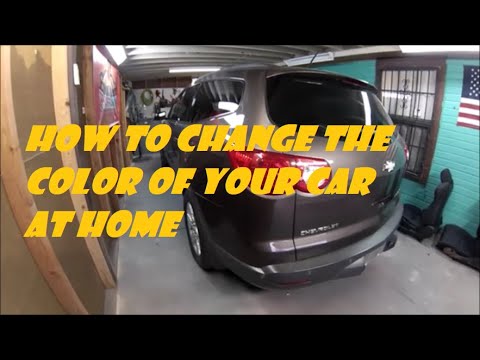 How to change the Color of your Car at Home - YouTube