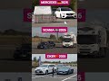 "Emergency Braking Showdown! Mercedes 2025 vs Scania 2026 vs ZEEKR 2025"