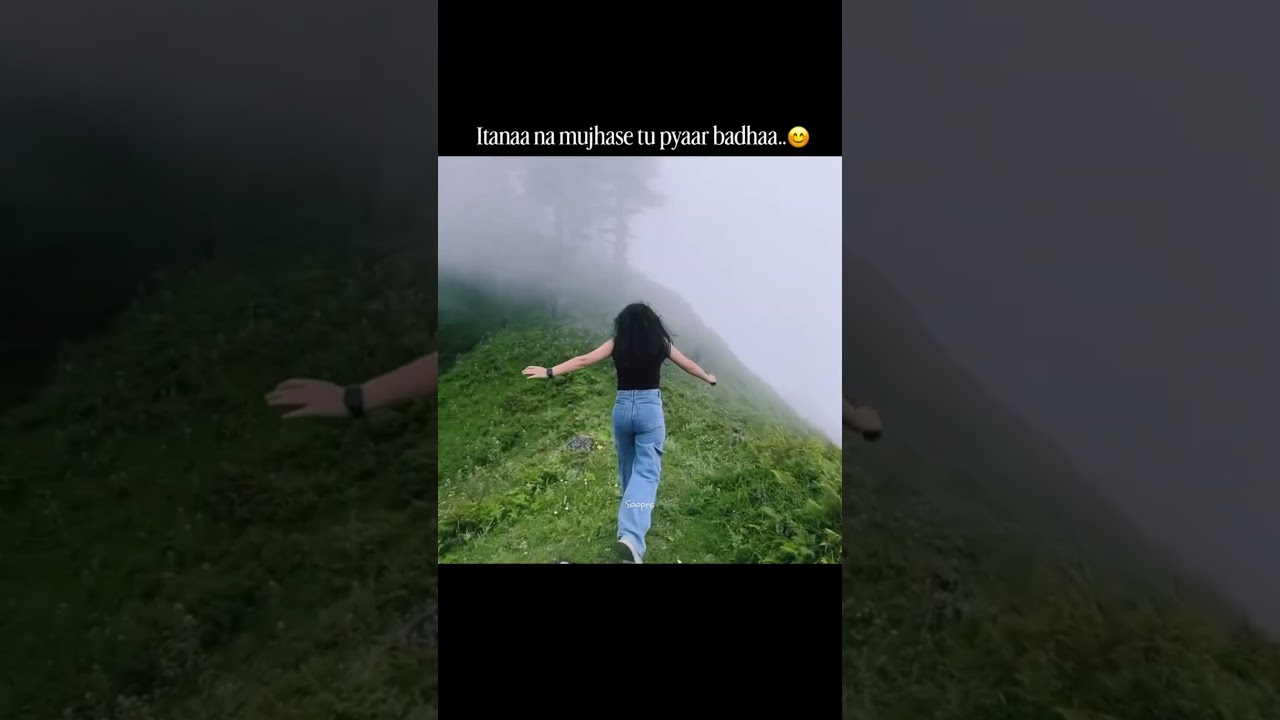 Ek Jagah Aaraam Nahi ❤️ | Old Hindi Song ke Saath Ek Khoobsurat Train Safar 🚆🌿 Nature, Peace.