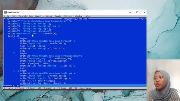 #PROGRAM Menghitung Luas Bangun Datar - Free Pascal