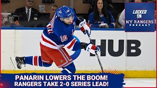 Panarin lowers the BOOM! Rangers hold off Caps to win Game 2... but need to find the knockout punch!