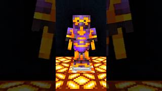 BLAZE CORE ☄️ | Epic Orange Armor Trim Combo in Minecraft! #minecraft #gaming #shorts #viral